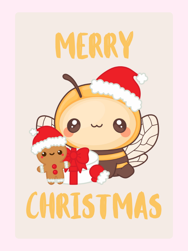 Merry Christmas77 Cake Card, for kids