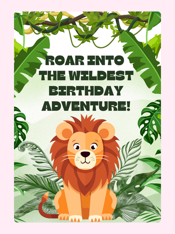 Lion & Wildest Birthday Adventure