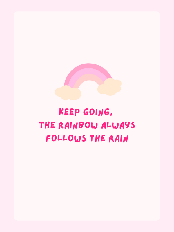 Keep Going Cake Card, thinking of you