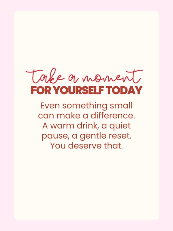 Take a Moment For Yourself Cake Card, just because