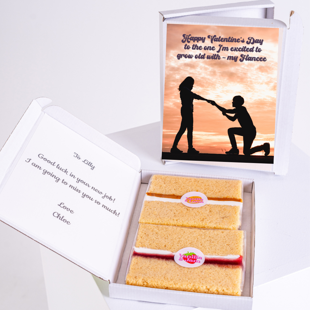 card, cake, & message from Chloe