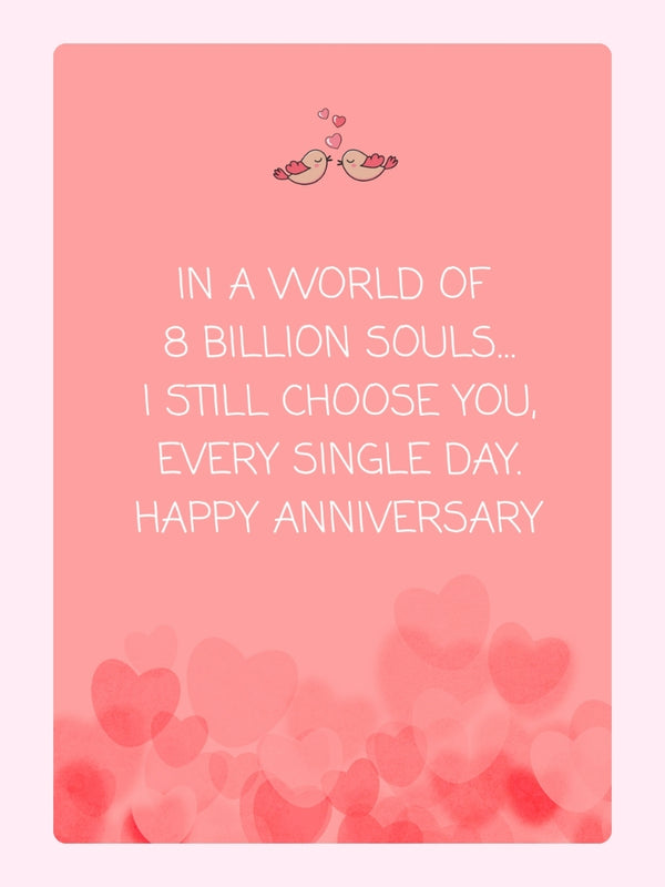 Happy Anniversary My Girlfriend Cake Card