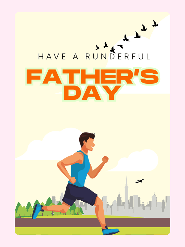 Runderful Father's Day Cake Card