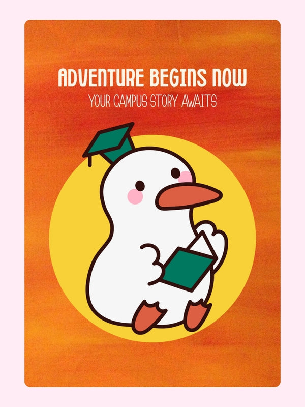 Adventure Begins Now Cake Card, good luck