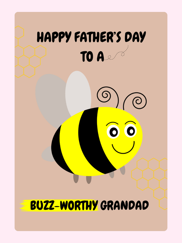 Buzz-worthy bee.