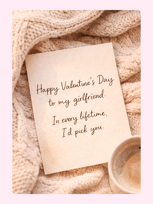 I'd Pick You Cake Card, for a girlfriend