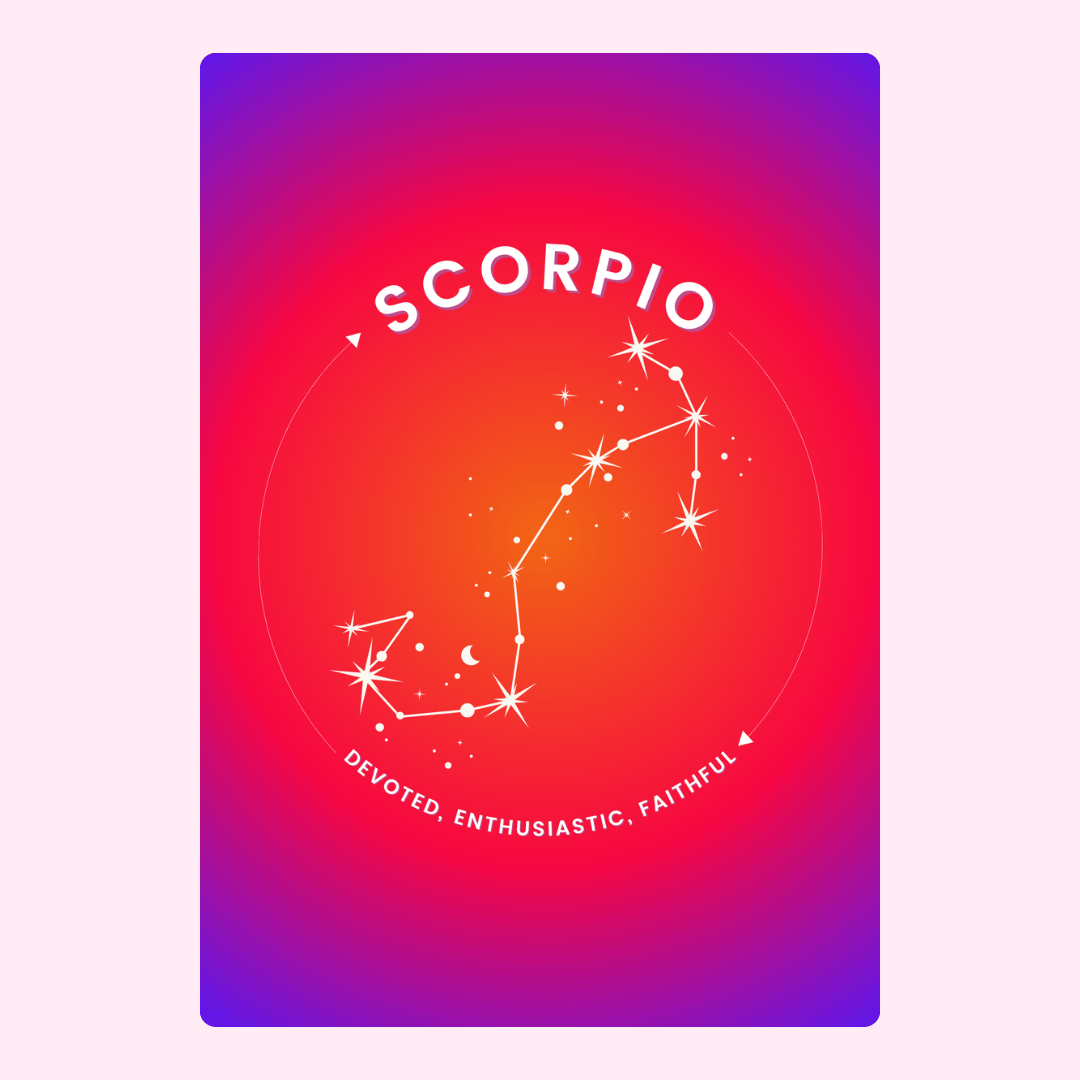 Scorpio zodiac sign illustration (8_5cbc3073-8079-451a-9628-43af6c9039ca)