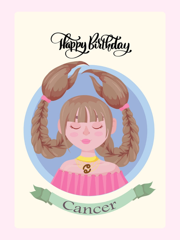 Birthday Wishes For A Cancer Cake Card