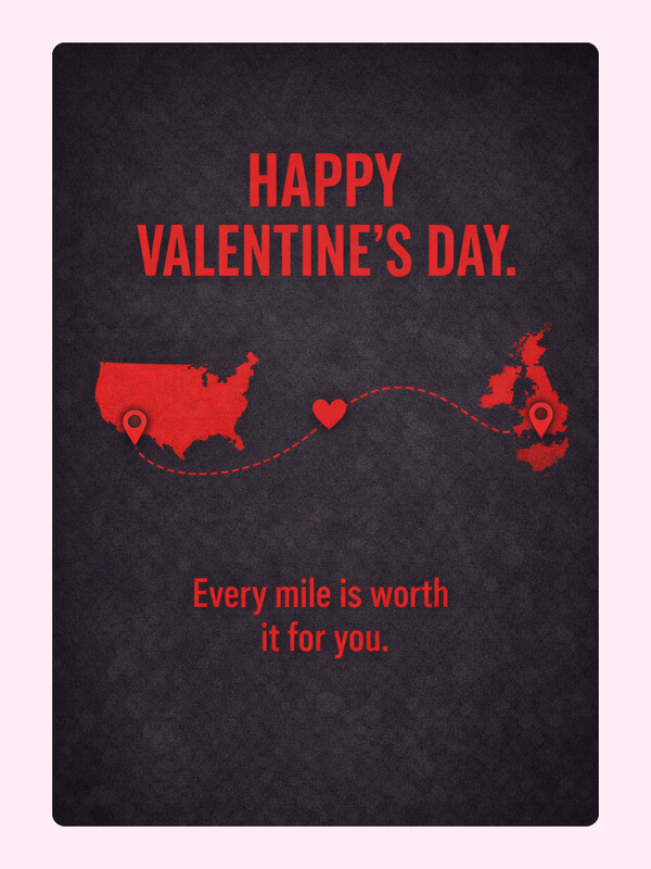 Every Mile Is Worth It Cake Card, for a partner