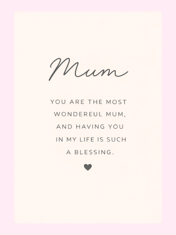 Having You Is Such A Blessing Cake Card, just because
