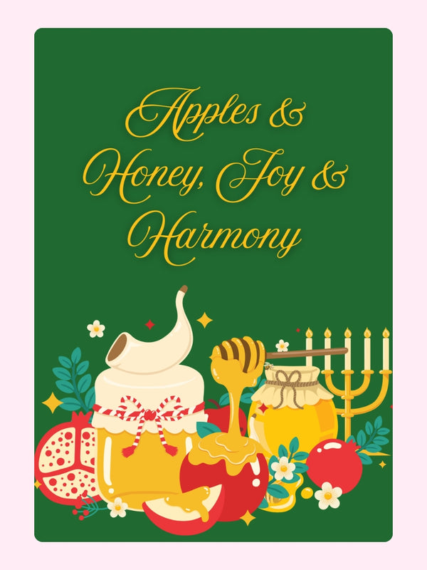 Apples & Honey, Joy & Harmony Cake Card