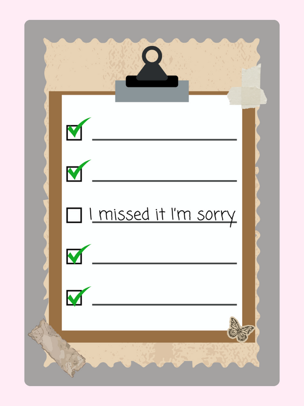 I Missed It I Am Sorry Cake Card