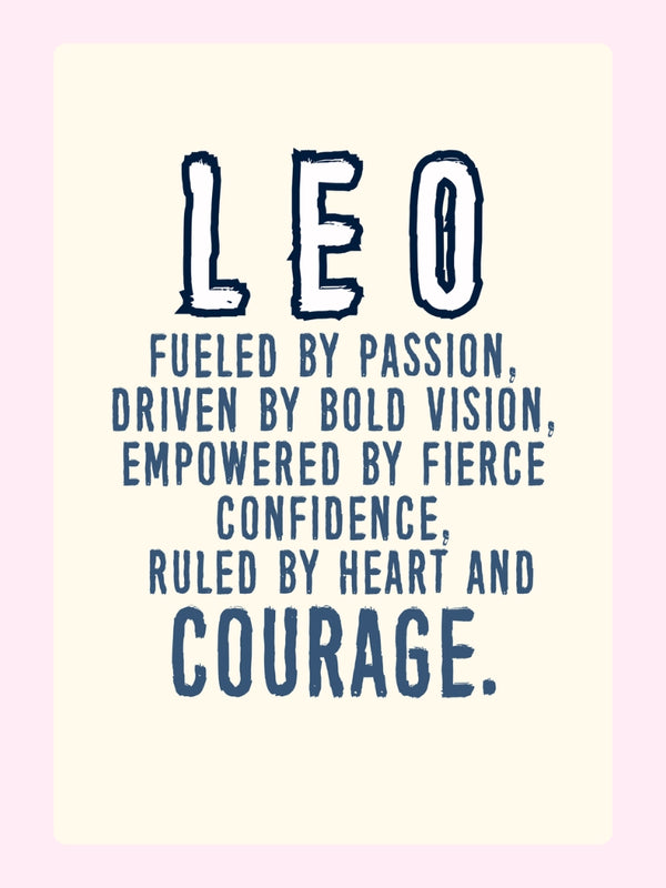 For the Bold, Fearless & Heartfelt Leo Cake Card, just because