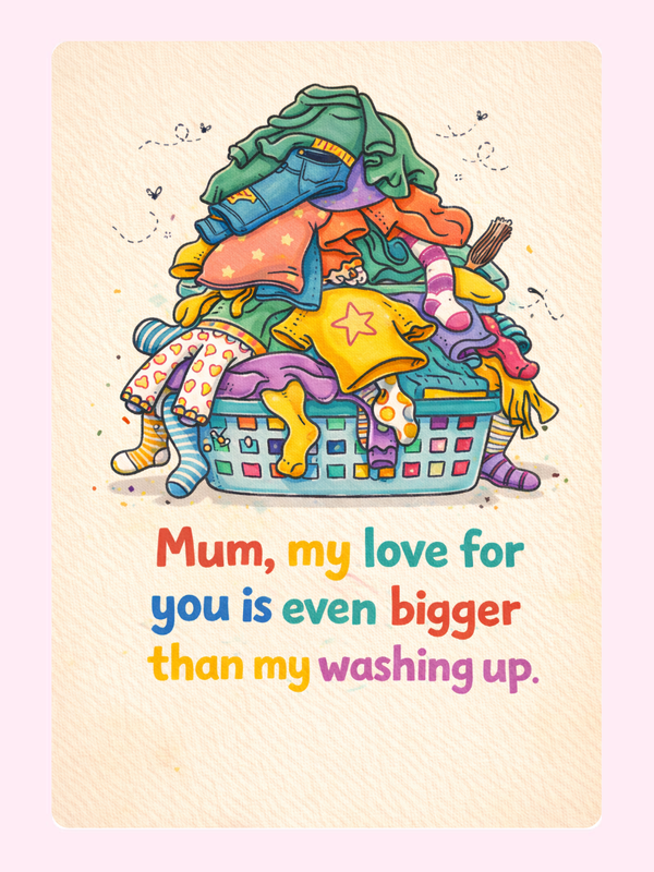 MD_F002 Cake Card, Mother's Day