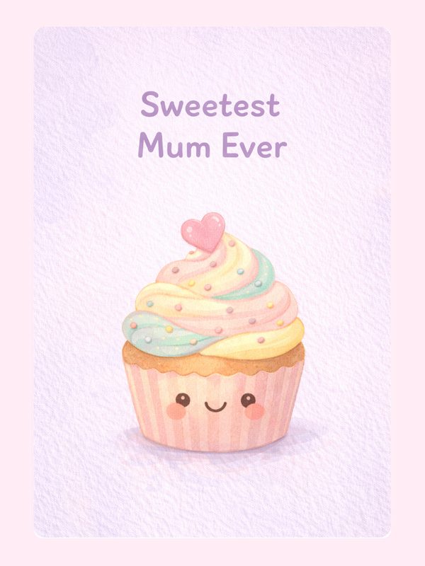 MD_CT04 Cake Card, Mother's Day