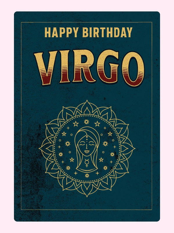 Mum and Dad Virgo birthday gift message.