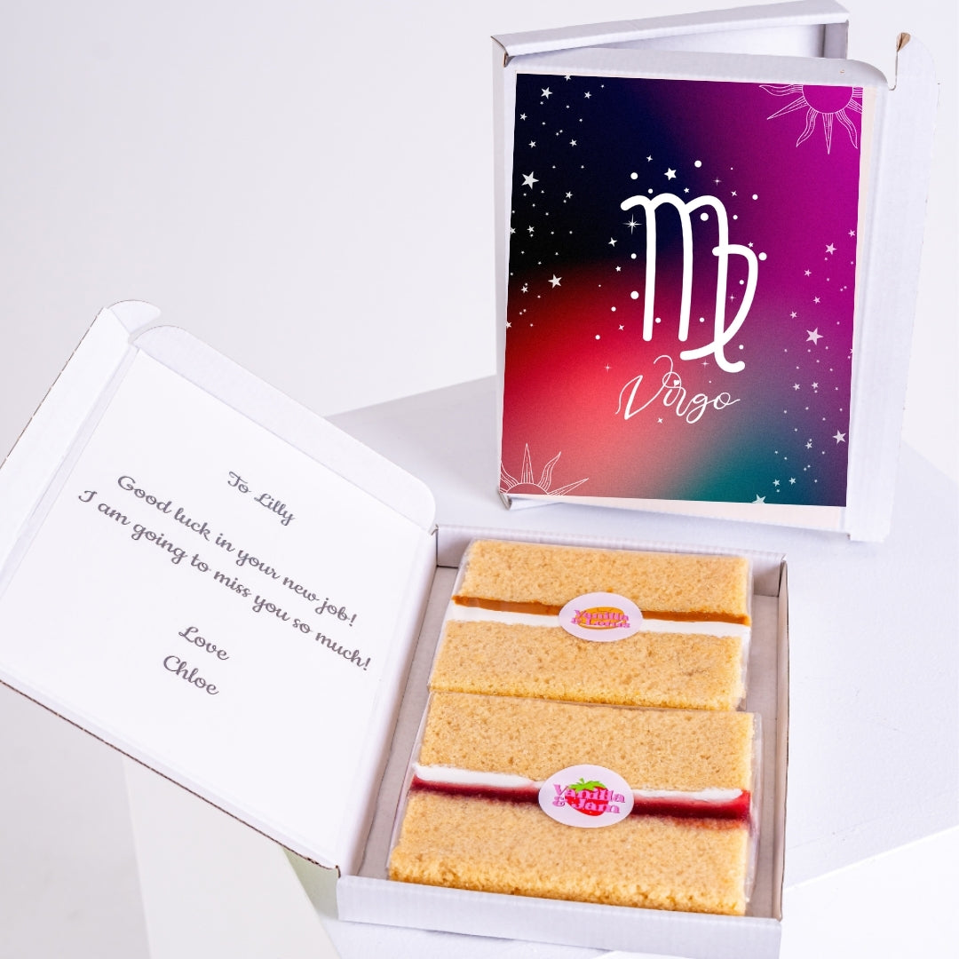 Mum and Dad – Virgo gift with birthday message.