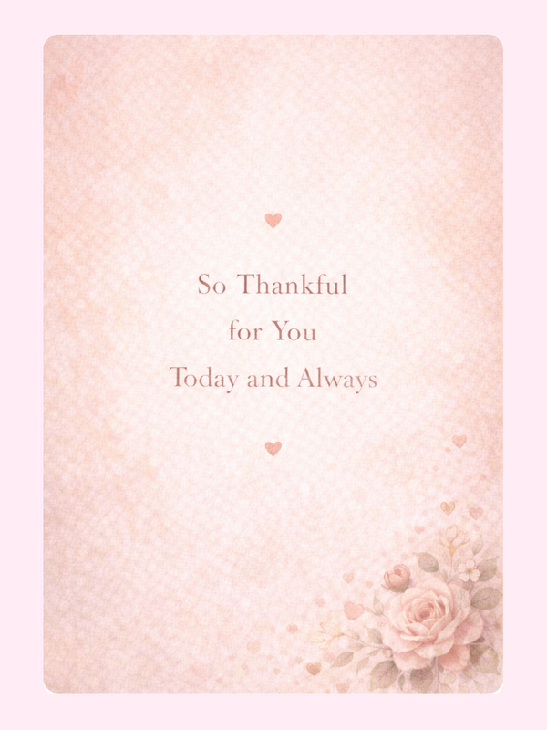 Today and Always Cake Card, Valentine's Day