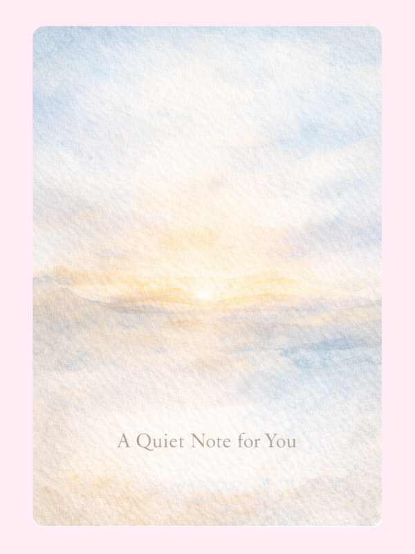 February Note Cake Card, just because