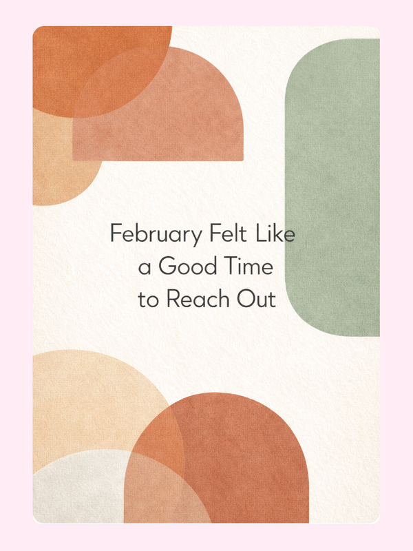 Good Treat Cake Card, just because