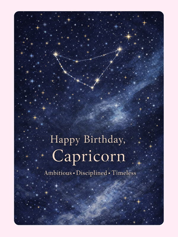 StoneGlow Cake Card, birthday