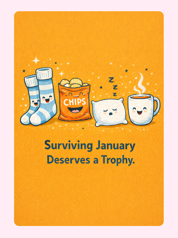 Surviving Cake Card, just because