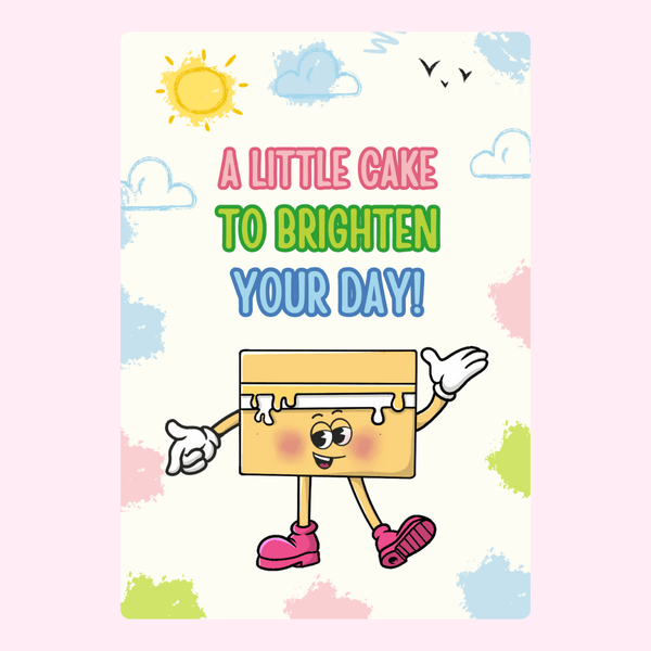 A Little Cake Cake Card