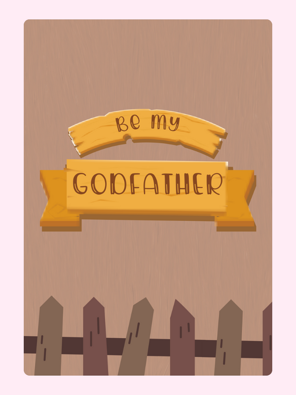 Godfather invitation design