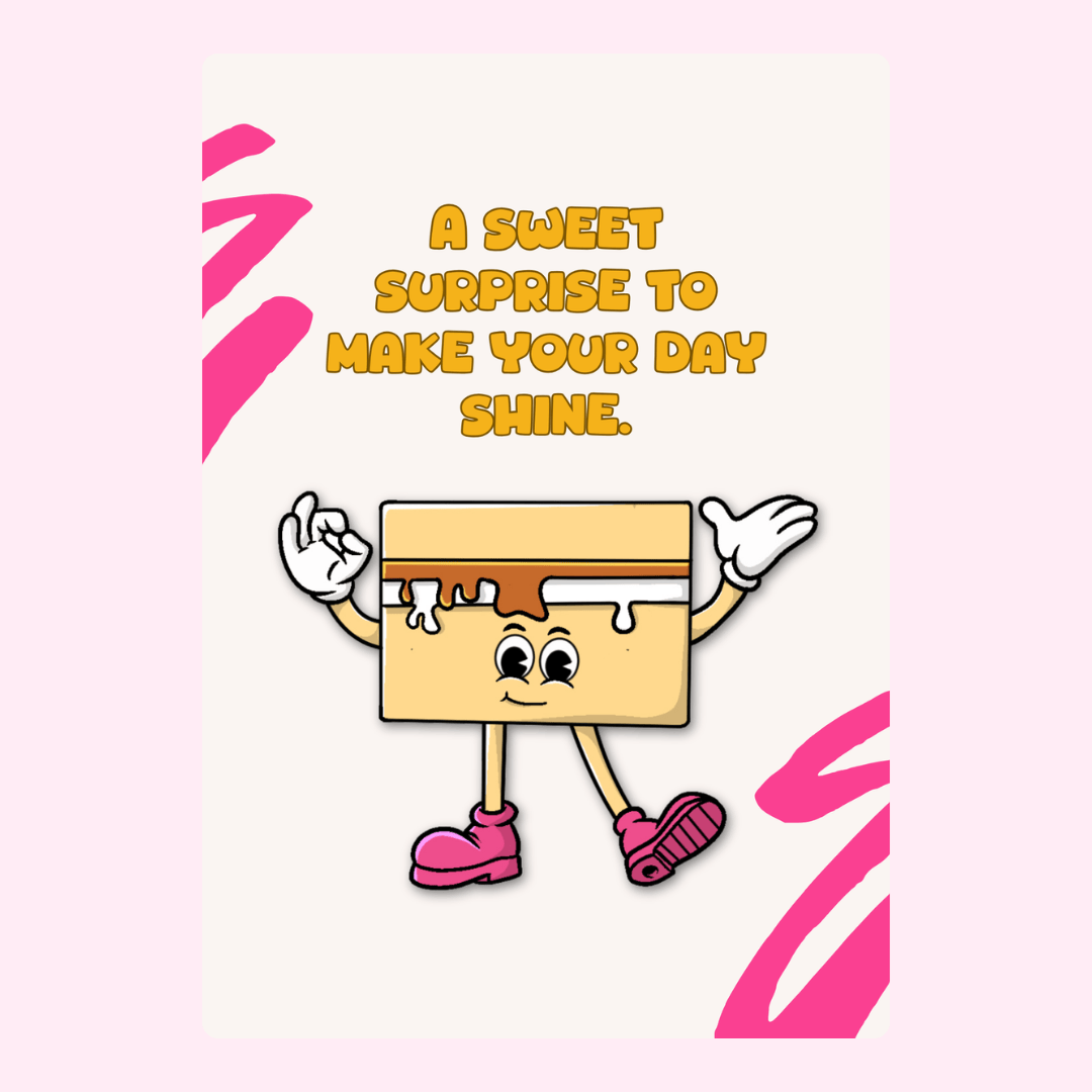 Sweet surprise card design