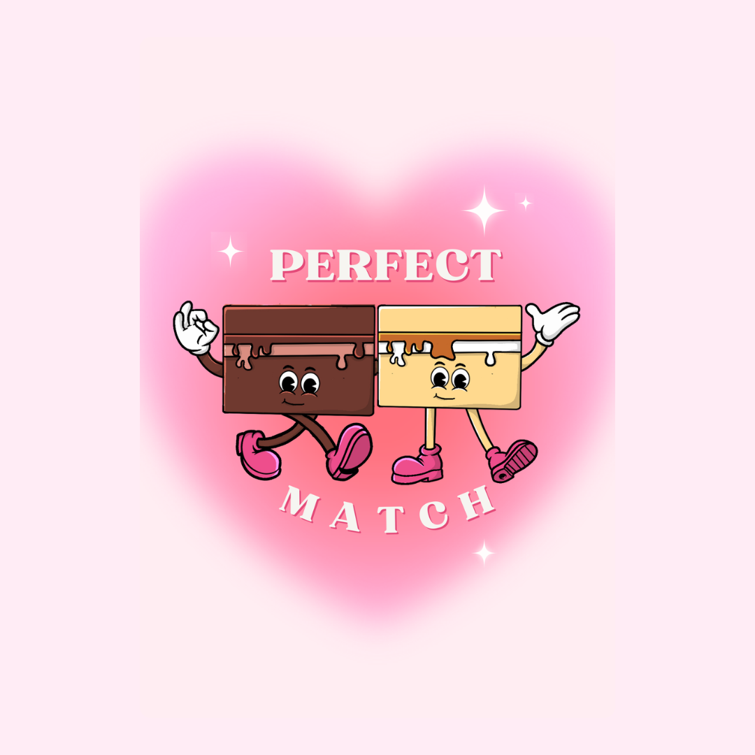 Perfect match chocolate bars design