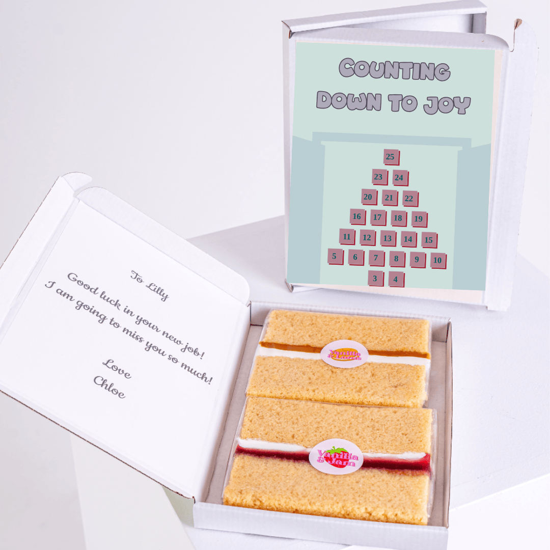 Cake gift box for Lilly, Counting Down to Joy