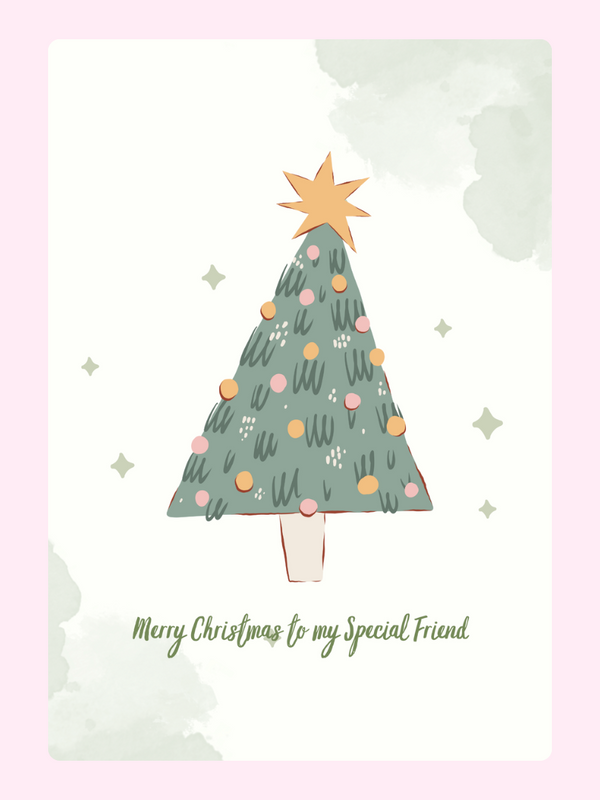 To My Special Friend Cake Card