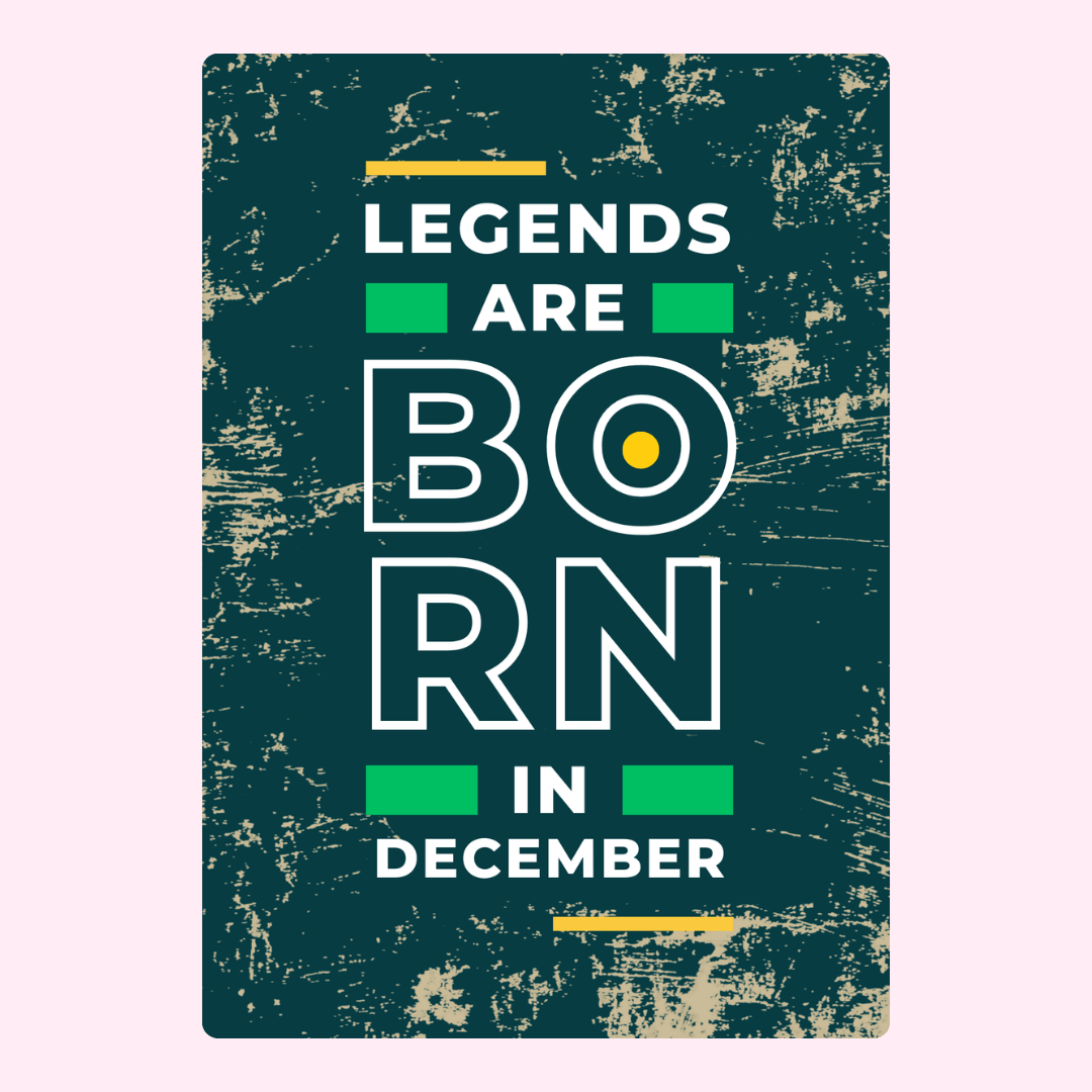 Legends are Born