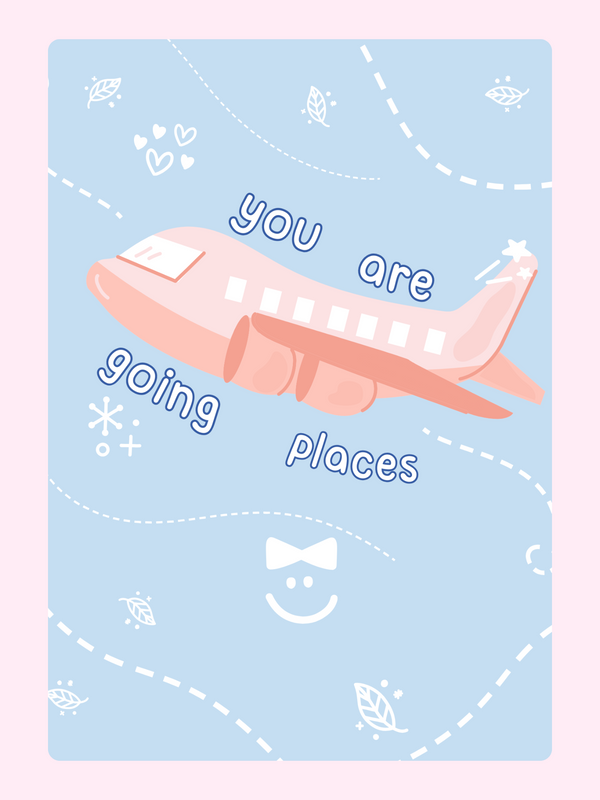 Website - You are going places airplane graphic, July 9, 2024
