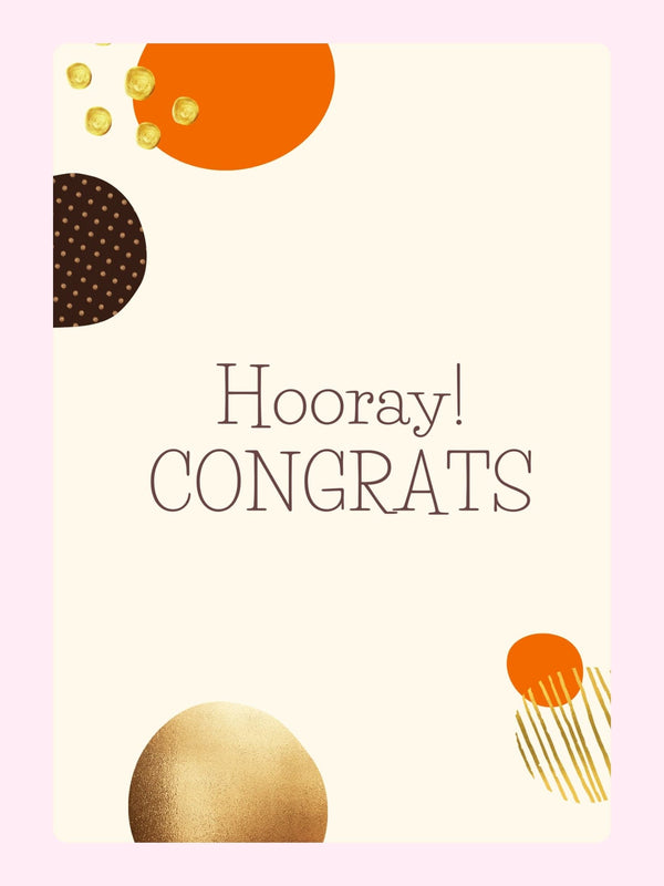 Congratulations card - Hooray! 2024 Website
