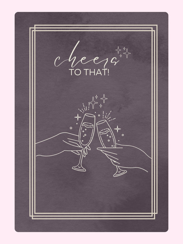 Website Cheers To That! Card