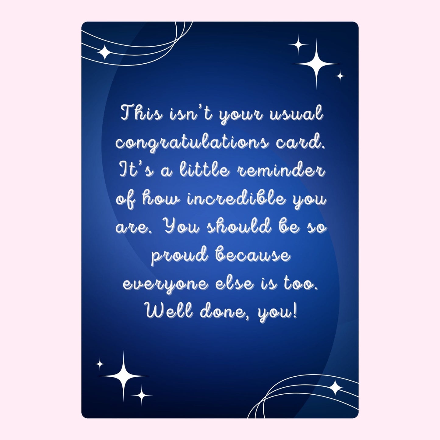 Congratulations card reminder, website image, Aug 29, 2024