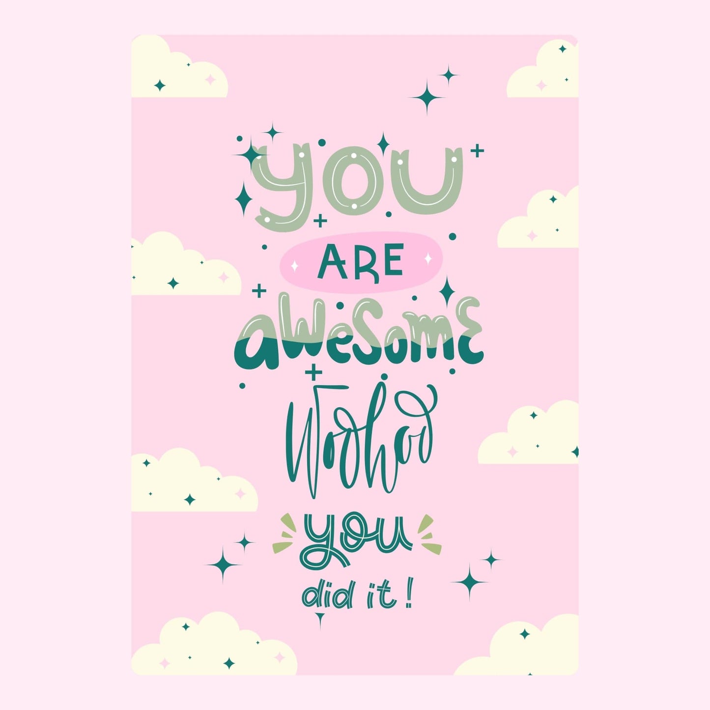 Website - You are awesome encouragement message