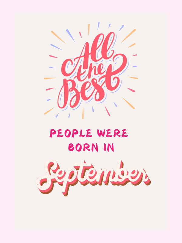 Website - All the Best to September Birthdays