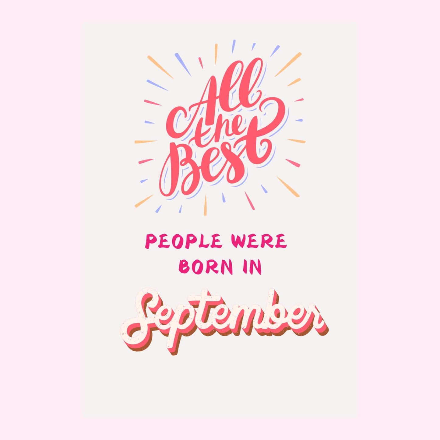 Website - All the Best to September Birthdays