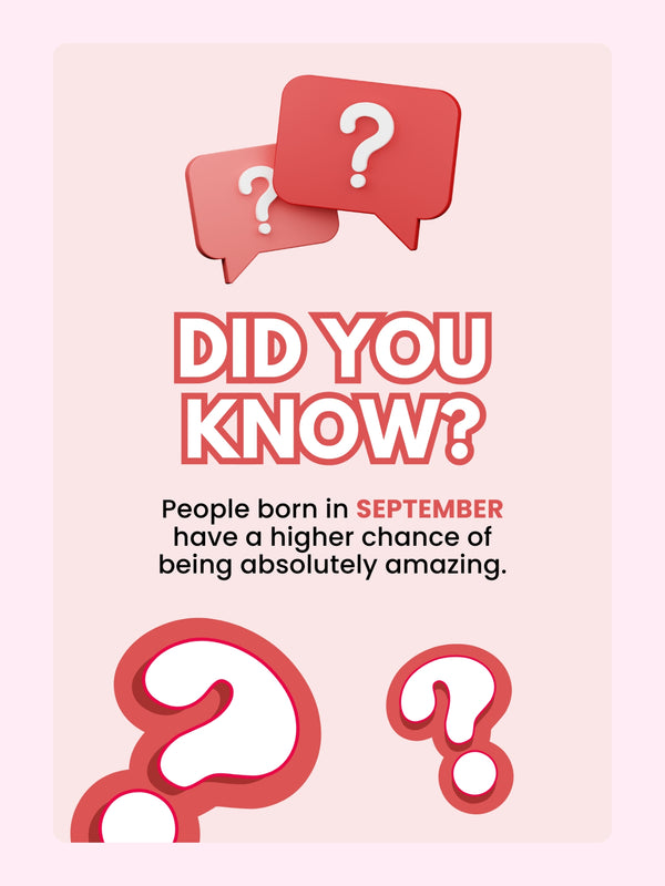 Did You Know? Cake Card, just because