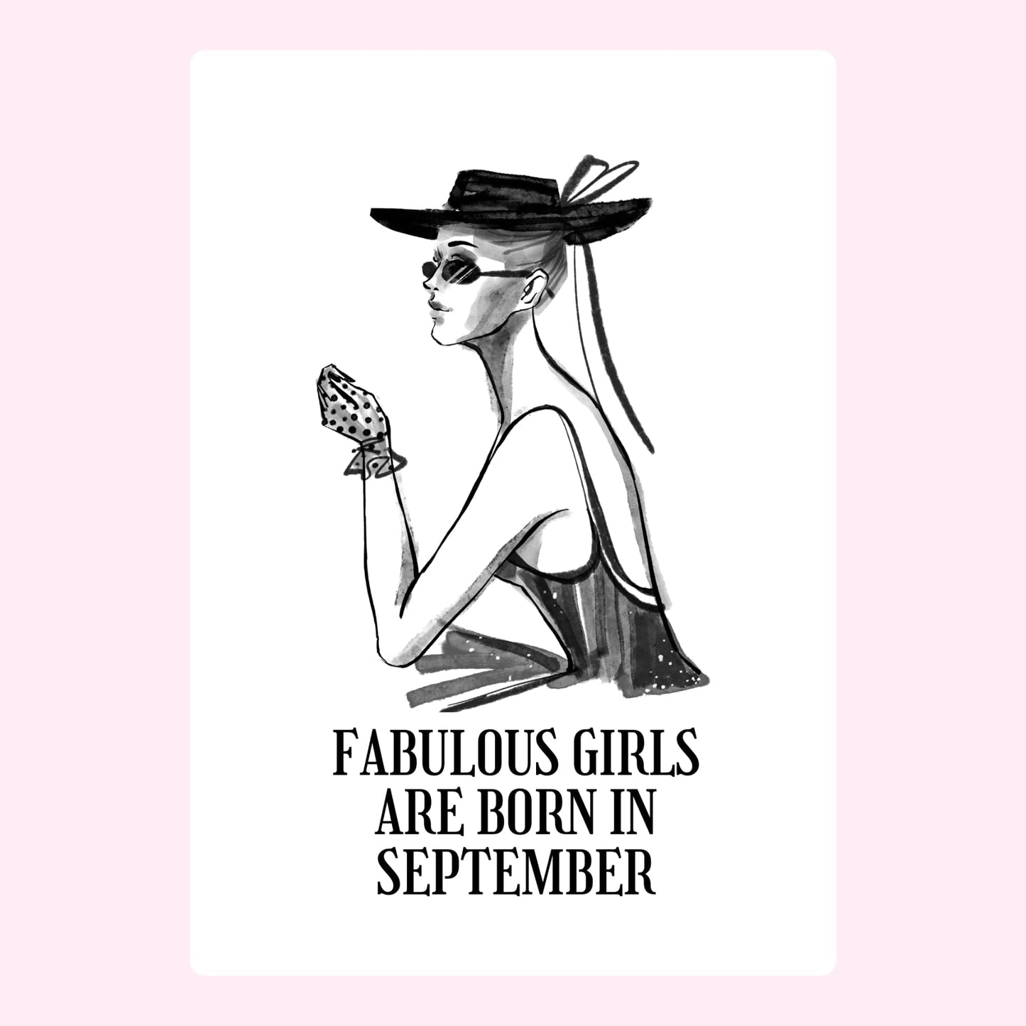 Fabulous girls born in September, website graphic.