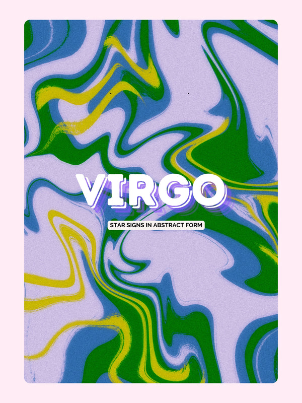 Website Virgo star sign abstract art