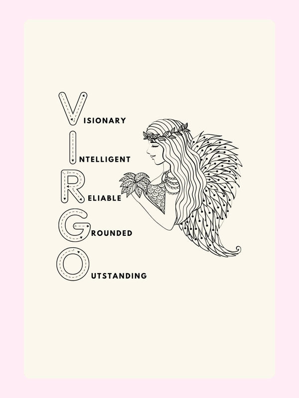 Virgo zodiac sign illustration from Website, Sept 3, 2024