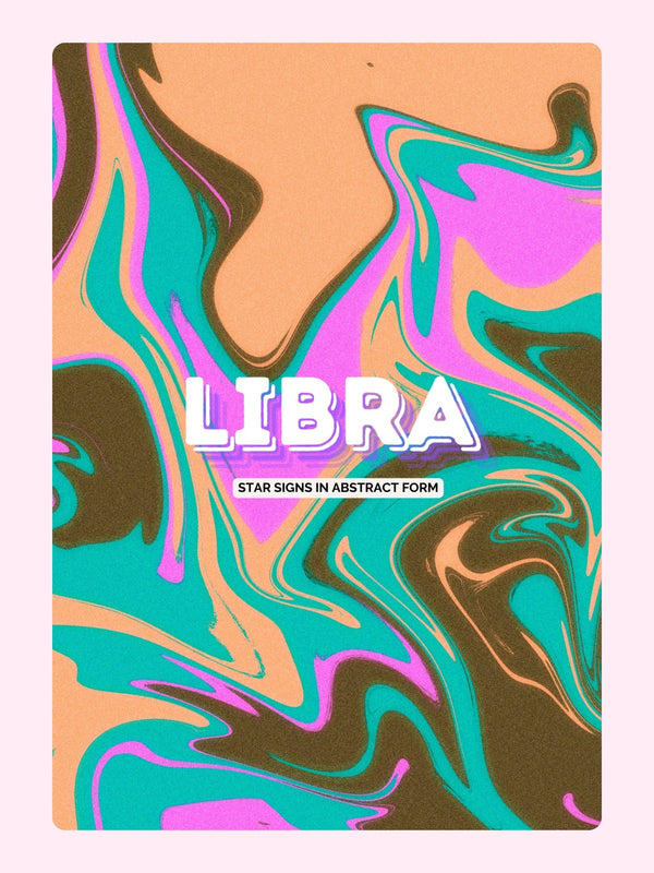 Libra star sign in abstract form - Website 2024