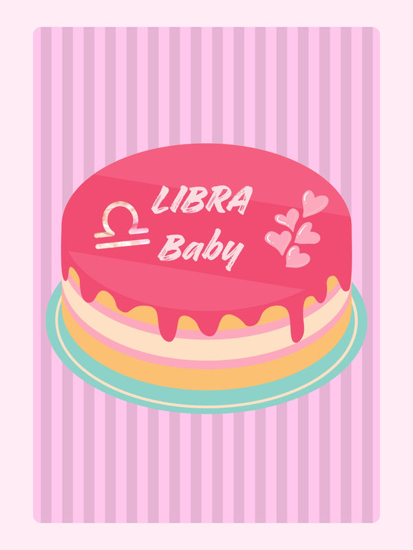 Libra Baby cake illustration - Website 2024-09-03