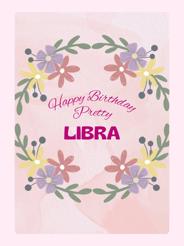 Happy Birthday Libra card, Website, September 3, 2024