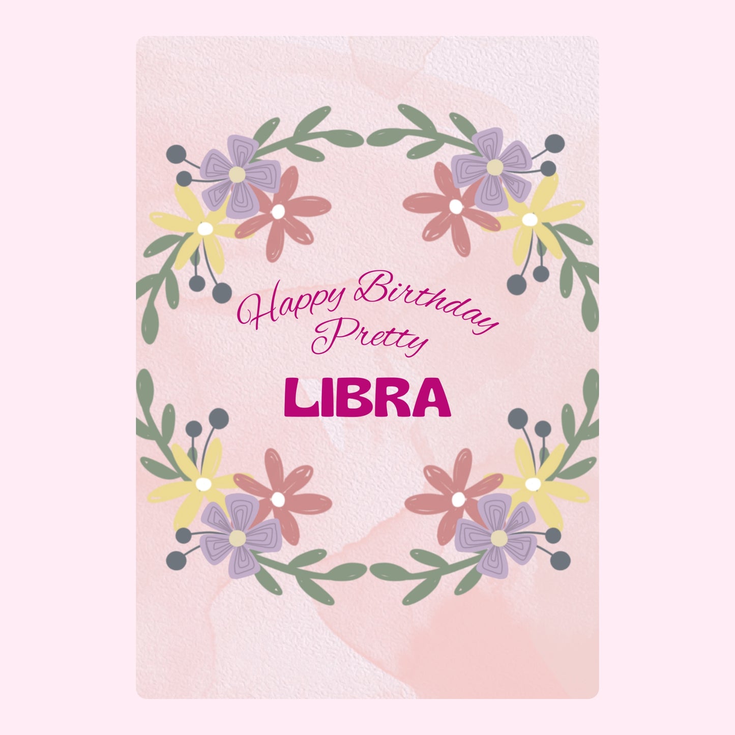 Happy Birthday Libra card, Website, September 3, 2024