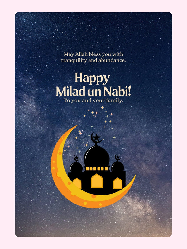 Happy Milad un Nabi greeting card