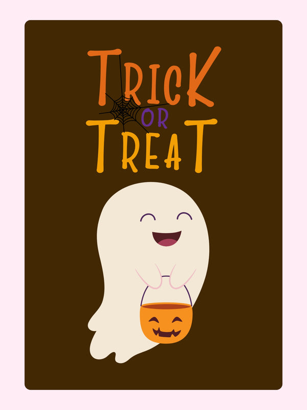 Trick Or Treat Cake Card, Halloween